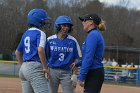 Softball vs Babson  Wheaton College Softball vs Babson College. - Photo by Keith Nordstrom : Wheaton, Softball, Babson, NEWMAC
